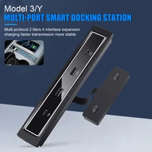 4 In 1 USB Hub Docking Station 27W Fast Charger 4 Ports USB Adapter Charger Powered Splitter Extension for Tesla Model 3 Model Y
4 In 1 USB Hub Docking Station 27W Fast Charger 4 Ports USB Adapter Charger Powered Splitter Extension for Tesla Model 3 Model Y