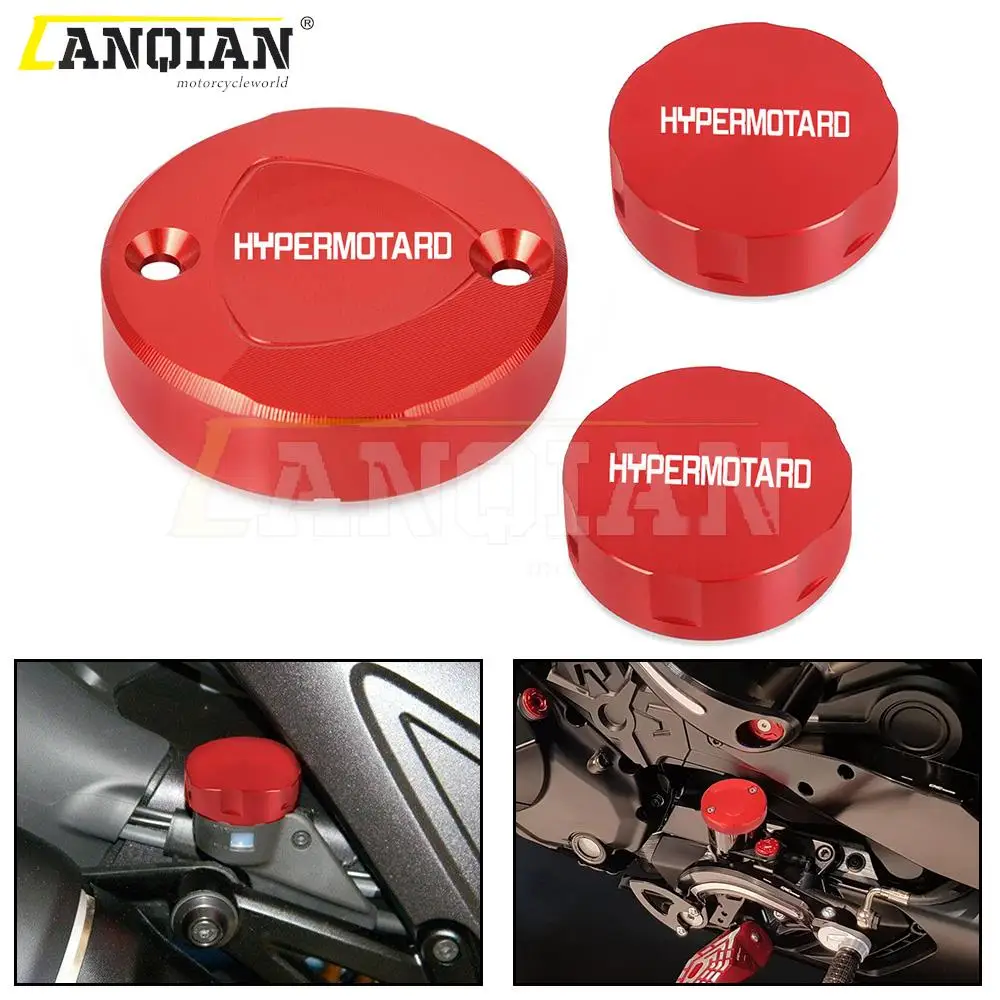 Motorcycle Front Rear Brake Fluid Reservoir Cover For Ducati Hypermotard 1100 S 1100S 1100 EVO SP Master Cylinder Oil Fluid Cap
Motorcycle Front Rear Brake Fluid Reservoir Cover For Ducati Hypermotard 1100 S 1100S 1100 EVO SP Master Cylinder Oil Fluid Cap