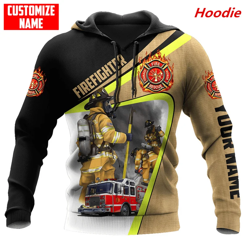Customize Name Brave Firefighter 3D Printed Men's Zipper Hoodie Unisex Autumn Hoodie Street Wear Harajuku Casual Hoodie N0040
Customize Name Brave Firefighter 3D Printed Men's Zipper Hoodie Unisex Autumn Hoodie Street Wear Harajuku Casual Hoodie N0040