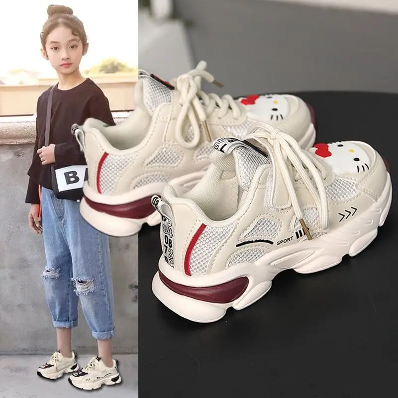 Autumn Kuromi Kawaii Anime Sanrio Sports Shoes Girly Heart Cute Hello Kitty Cartoon Soft Sneakers Lovely Toys for Kids
Autumn Kuromi Kawaii Anime Sanrio Sports Shoes Girly Heart Cute Hello Kitty Cartoon Soft Sneakers Lovely Toys for Kids