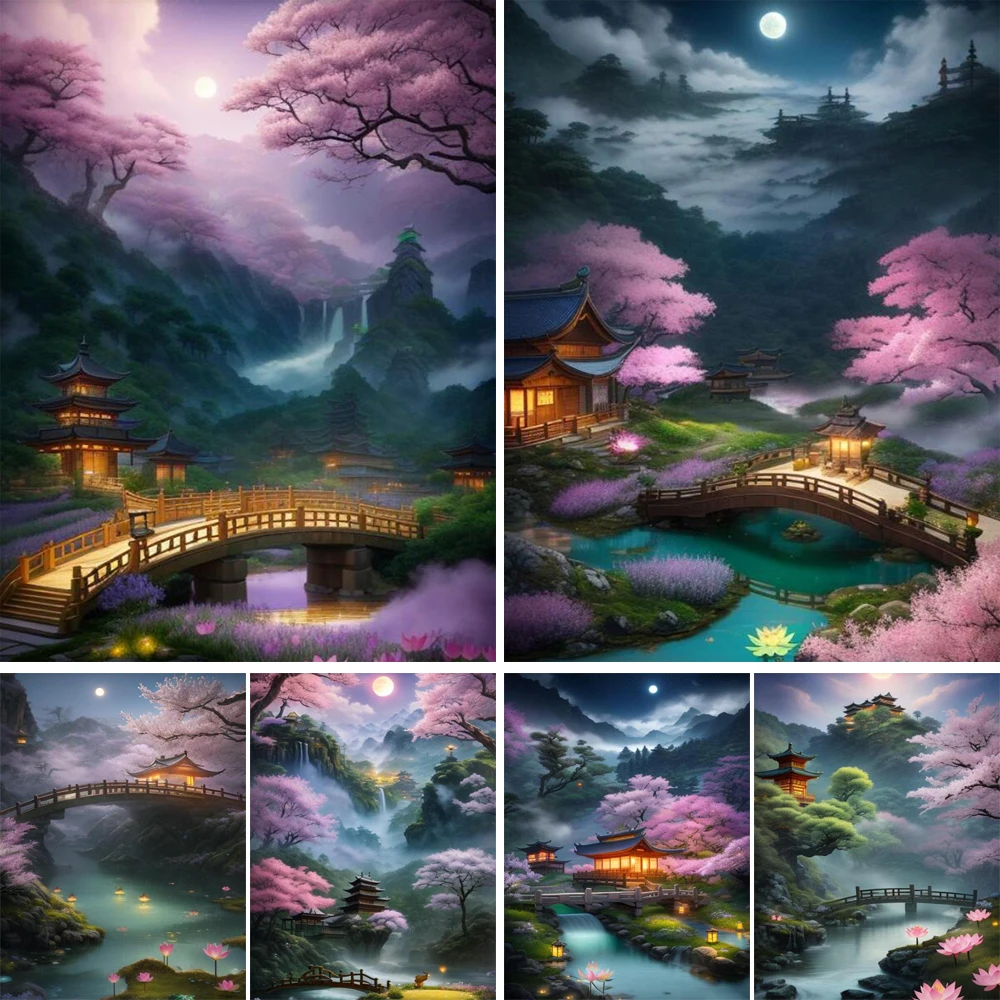 Cherry Blossom Valley Picture Full Drills 5D Diamond Painting Mosaic Embroidery Diy Cross Stitch For Home Decorations J3623
Cherry Blossom Valley Picture Full Drills 5D Diamond Painting Mosaic Embroidery Diy Cross Stitch For Home Decorations J3623