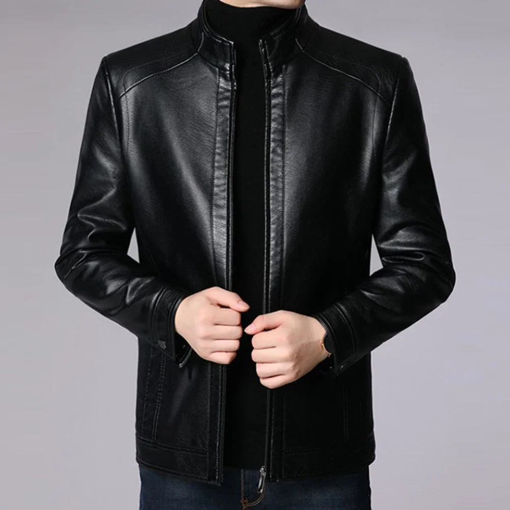 Outerwear Jacket Daily Holiday Stand Collar Streetwear Suit Jacket Blazer Casual Faux Leather Plus Velvet Thick
Outerwear Jacket Daily Holiday Stand Collar Streetwear Suit Jacket Blazer Casual Faux Leather Plus Velvet Thick