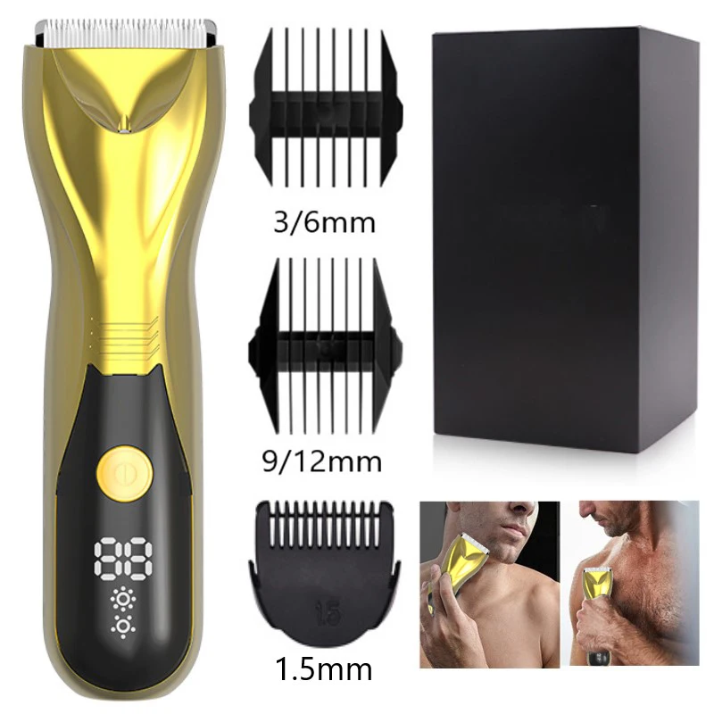 LED Display Pubic Electric Groin Body Hair Trimmer Waterproof Wet and Dry Trimmer Male Hygiene Ball Shaver for Men Rechargeable
LED Display Pubic Electric Groin Body Hair Trimmer Waterproof Wet and Dry Trimmer Male Hygiene Ball Shaver for Men Rechargeable
