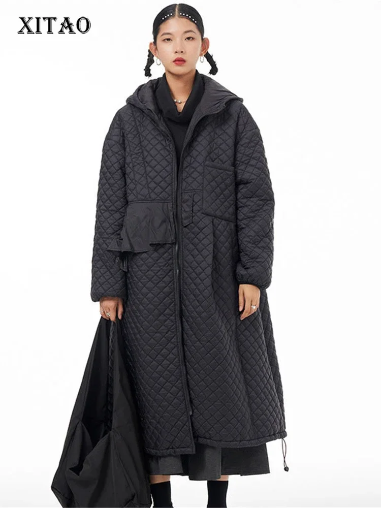 XITAO Loose Large Size Parka Solid Color Casual Fashion Splicing Irregular Ruffle 2021 Winter New Keep Warm Coat JL0224
XITAO Loose Large Size Parka Solid Color Casual Fashion Splicing Irregular Ruffle 2021 Winter New Keep Warm Coat JL0224