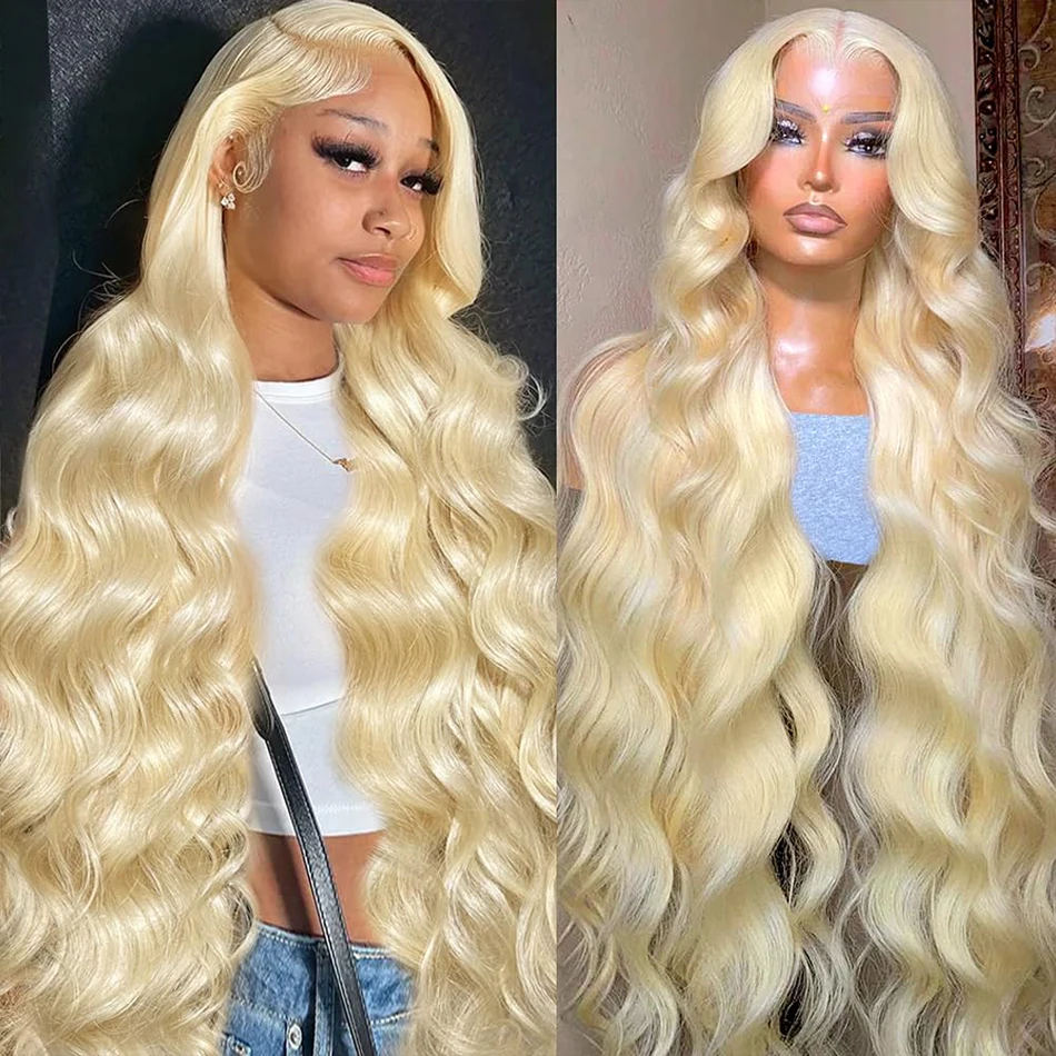 

613 Honey Blonde Body Wave Lace Front Wig 13x4 Lace Frontal Wig Remy Colored 4x4 Closure Glueless Wig Human Hair Ready To Wear