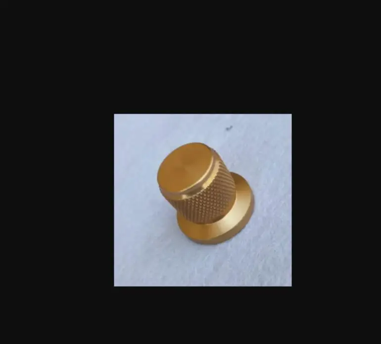 30mm gold knurled all aluminum alloy solid volume knob, audio amplifier potentiometer knob
30mm gold knurled all aluminum alloy solid volume knob, audio amplifier potentiometer knob
