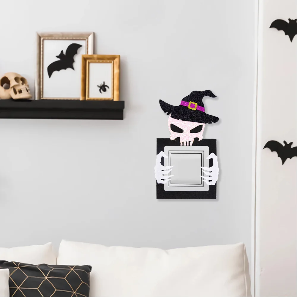Halloween Decorations For Home 2023 Non Woven Cartoon Pumpkin Ghost Skeleton Switch Sticker Halloween Party Wall Stickers 
Halloween Decorations For Home 2023 Non Woven Cartoon Pumpkin Ghost Skeleton Switch Sticker Halloween Party Wall Stickers