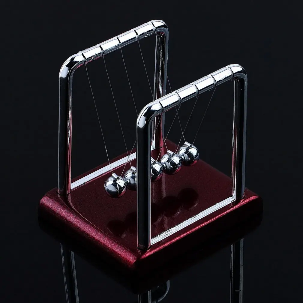 

2023 Early Fun Development Educational Desk Toy Gift Newtons Cradle Steel Balance Ball Physics Science Pendulum Fast Delivery