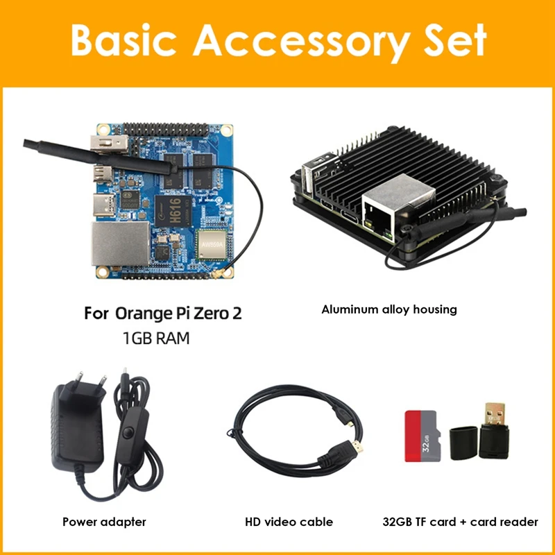 Макетная плата для Orange Pi Zero 2 с корпусом + HD-кабель + TF-карта 32 ГБ + кардридер + адаптер питания
Макетная плата для Orange Pi Zero 2 с корпусом + HD-кабель + TF-карта 32 ГБ + кардридер + адаптер питания
