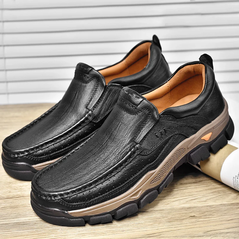 men shoes slip on Genuine Leather Handmade Shoes Men Loafers Business Casual Shoes Classic flats Soft cow Leather Men Shoes
men shoes slip on Genuine Leather Handmade Shoes Men Loafers Business Casual Shoes Classic flats Soft cow Leather Men Shoes