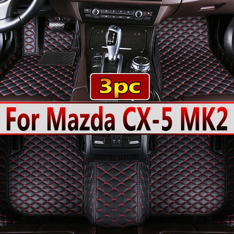 

Ковры LHD для Mazda CX-5 cx5 MK2 2023 2022 2021 2020 2019 2018, автомобильные коврики, интерьерные пользовательские детали, коврик, водонепроницаемые чехлы