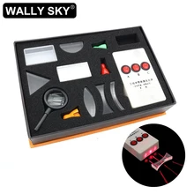 Science Experiment Kit Physics Optical Teaching Set Triangular Prism Convex Lens Concave Mirror Laser Light Source
Science Experiment Kit Physics Optical Teaching Set Triangular Prism Convex Lens Concave Mirror Laser Light Source