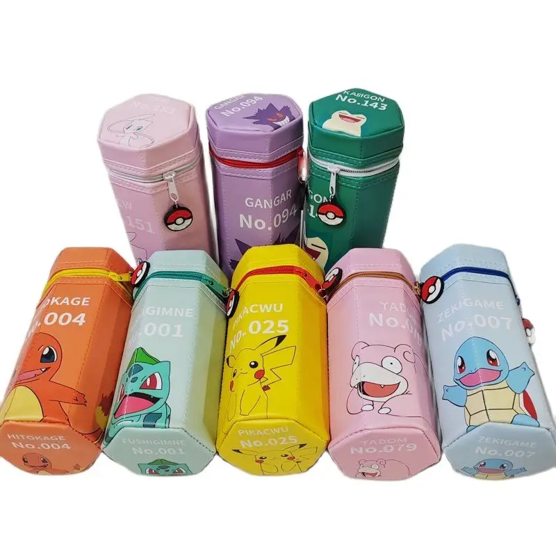 Anime Pokemon Pikachu pencil case school stationery Storage bag Kawaii Solid color Pen case cute pen holder gifts for kid bag
Anime Pokemon Pikachu pencil case school stationery Storage bag Kawaii Solid color Pen case cute pen holder gifts for kid bag