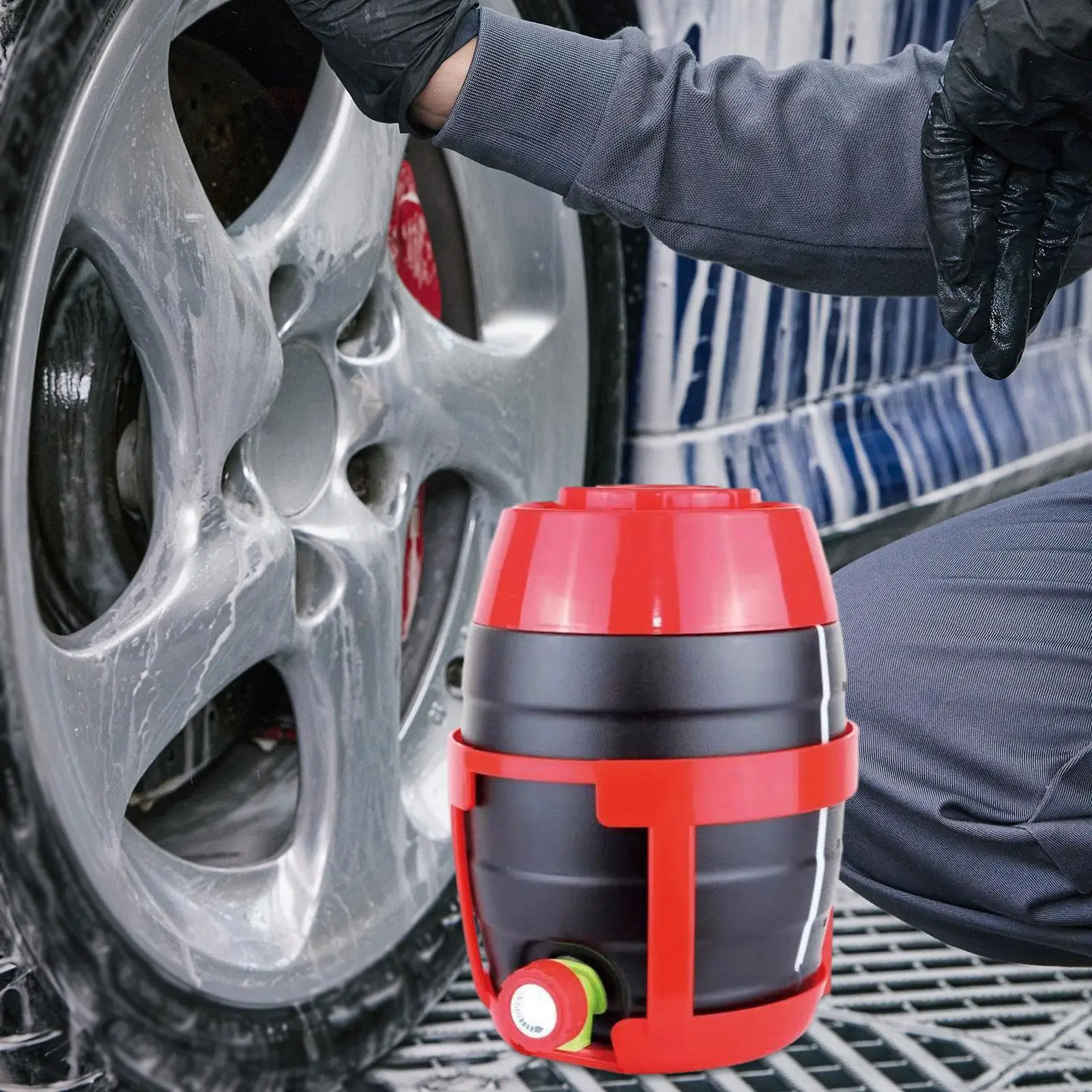

Car Detailing Dispensing Container Practical Tool Durable Portable Barrel for