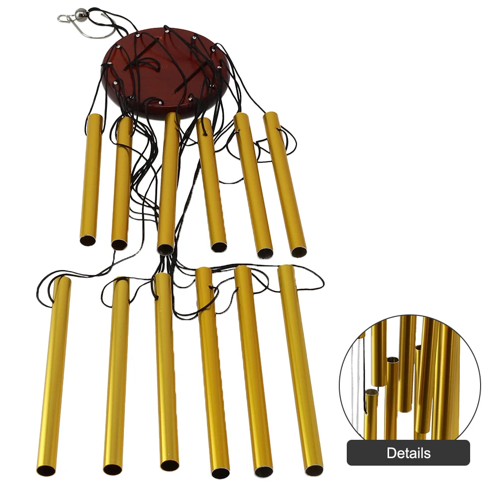 12 Tubes Wind Chimes Musical Windchime-Pendant Aluminum Tube Hanging Wind Chime Bells Decoration For Outdoor Yard Garden Home
12 Tubes Wind Chimes Musical Windchime-Pendant Aluminum Tube Hanging Wind Chime Bells Decoration For Outdoor Yard Garden Home