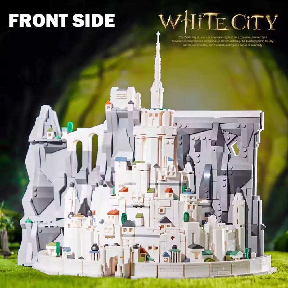 IN STOCK R-ing MOC Idea Minas Tirith Construction Building Blocks Bricks Model Assembling DIY Toys for Boys Christmas Gift Set IN STOCK R-ing MOC Idea Minas Tirith Construction Building Blocks Bricks Model Assembling DIY Toys for Boys Christmas Gift Set