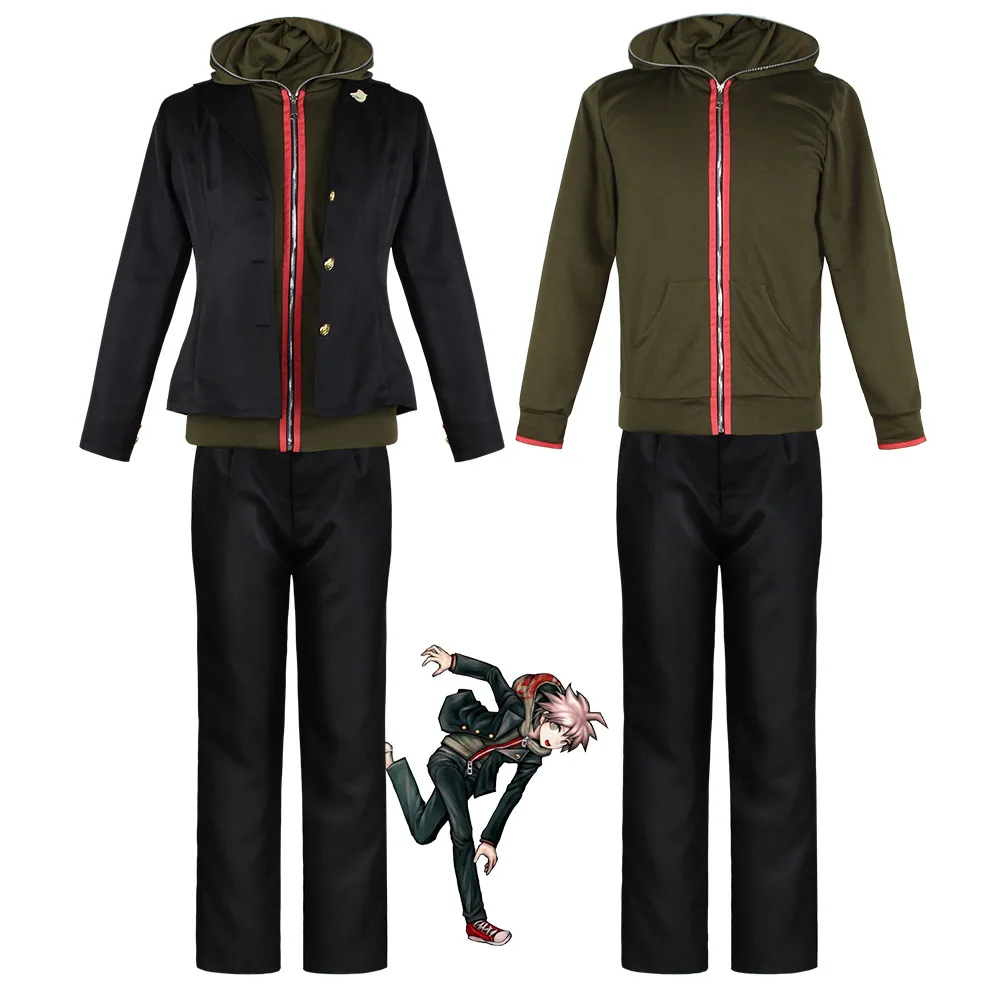 Game Danganronpa Naegi Makoto Cosplay Costume Dangan Ronpa Cosplay Clothes Top Coat Pants Badge Full Suit School Uniform
Game Danganronpa Naegi Makoto Cosplay Costume Dangan Ronpa Cosplay Clothes Top Coat Pants Badge Full Suit School Uniform