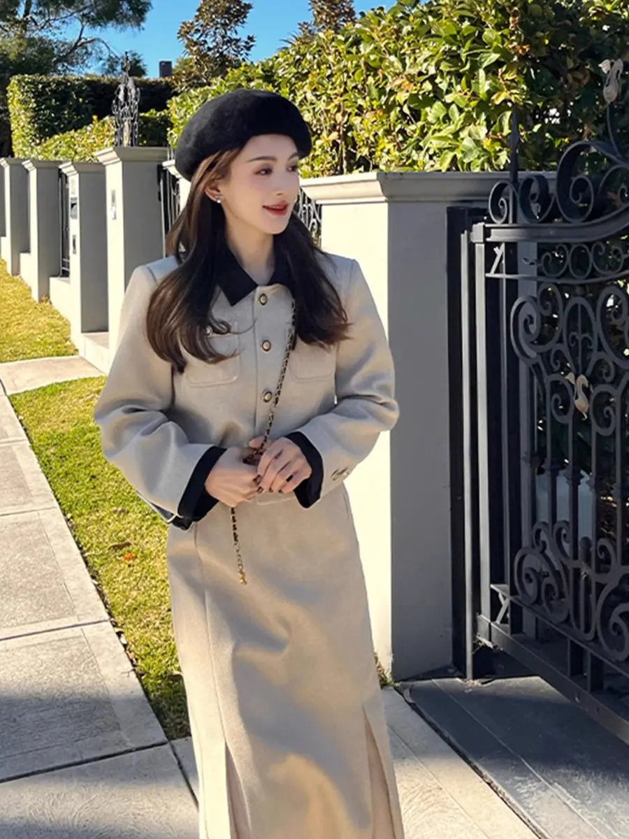Deep Winter Outfit Matching Whole Set Salt Series Mature Chic Half Skirt Two-Piece Set Spring 2024 New Women’s Clothing Hot Sale
Deep Winter Outfit Matching Whole Set Salt Series Mature Chic Half Skirt Two-Piece Set Spring 2024 New Women’s Clothing Hot Sale