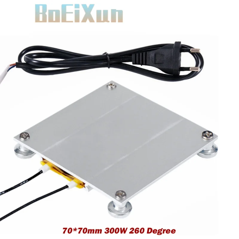 

220V Heating Soldering Chip Rectangle Aluminum Desoldering BGA led lamp Station PTC Split Plate LED Remover 260 Degree 300W