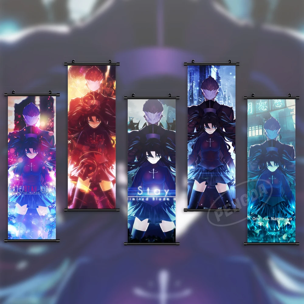 Wall Artwork Hanging Fate Stay Night Scrolls Canvas Mural Tohsaka Rin Pictures Painting Emiya Print Anime Poster Home Decoration
Wall Artwork Hanging Fate Stay Night Scrolls Canvas Mural Tohsaka Rin Pictures Painting Emiya Print Anime Poster Home Decoration