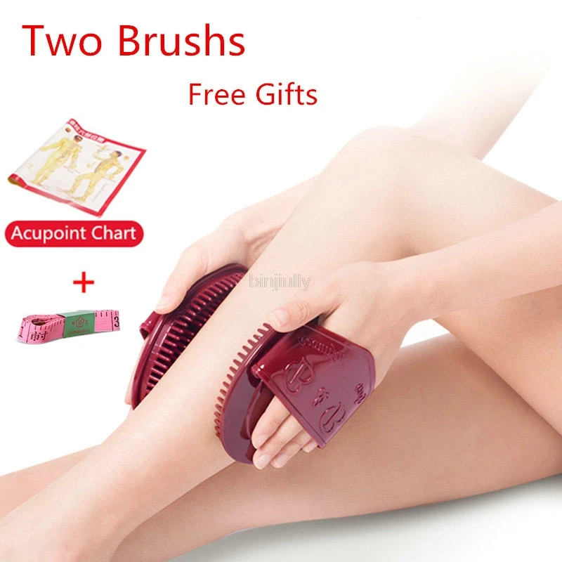 

Massage Brush Anti Cellulite Massager Guasha Gua Sha Shampoo Comb Bath Spa Scalp Head Massager