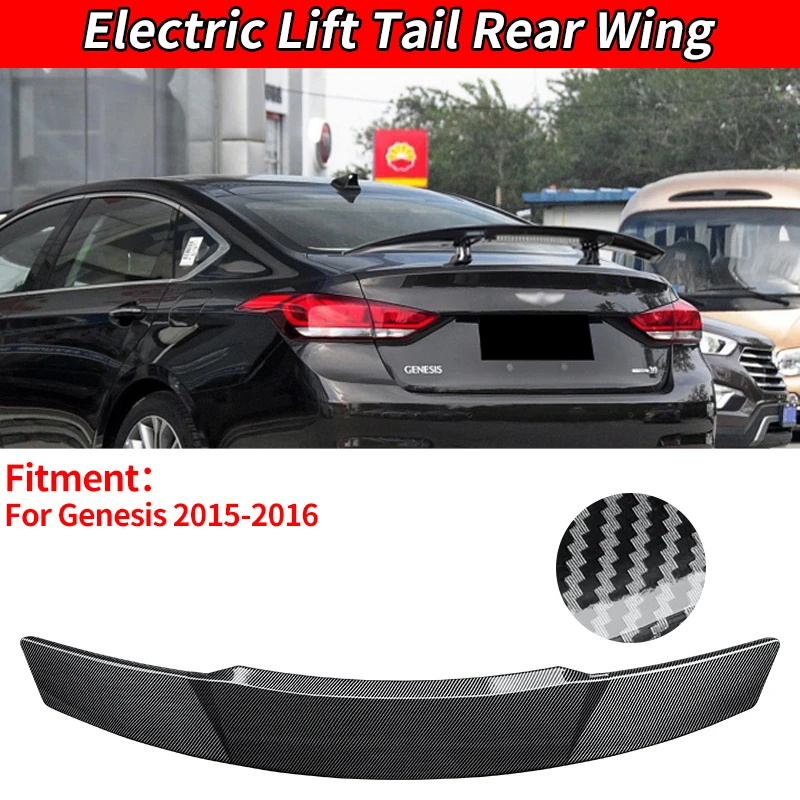 Car Accessories For Hyundai Genesis 2015-2016 Carbon Fiber ABS Rear Spoiler Wing Trunk Tail Remote Control Modification
Car Accessories For Hyundai Genesis 2015-2016 Carbon Fiber ABS Rear Spoiler Wing Trunk Tail Remote Control Modification