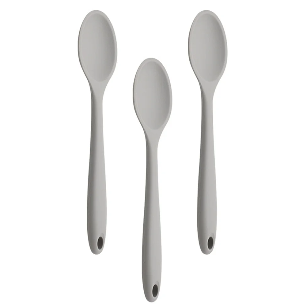 3 Pcs Long Handle Silicone Spoon Soup Spoons Honey Teaspoon Silica Gel Non-stick Mixing
3 Pcs Long Handle Silicone Spoon Soup Spoons Honey Teaspoon Silica Gel Non-stick Mixing