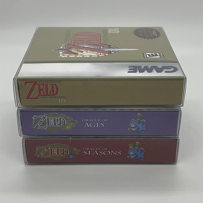 

GBC Game in Box zZelda Series Awakening DX Oracle of Ages Seasons for 16 Bit Video Game Cartridge No Manual