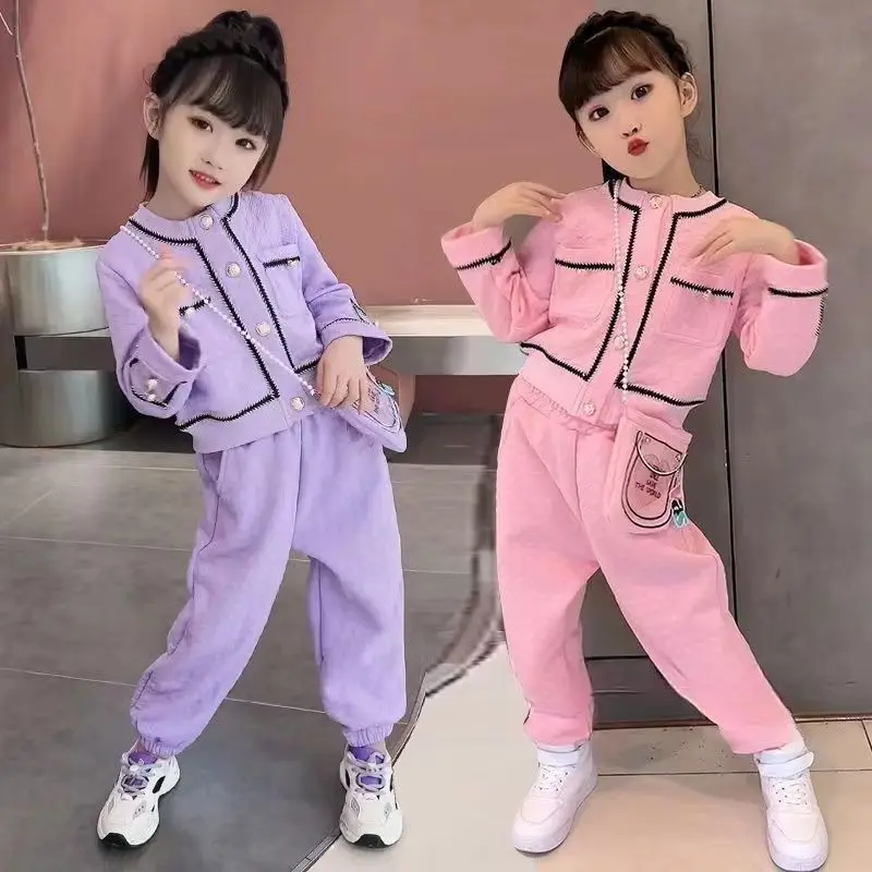 4-14T Toddler Pant Set for Girls for Long Sleeve Spring 2Pcs Clothing Tracksuit 2023 New Cute Baby Outfits
4-14T Toddler Pant Set for Girls for Long Sleeve Spring 2Pcs Clothing Tracksuit 2023 New Cute Baby Outfits