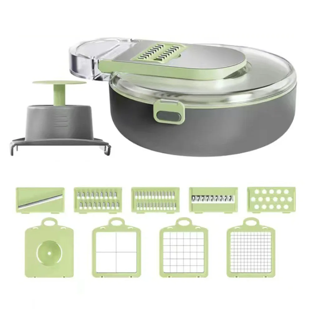 9-in-1 ABS Multifunctional Kitchen Vegetable Cutter Grater Salad Utensil Drain Bowl Egg White Separator Kitchen Tool Accessories
9-in-1 ABS Multifunctional Kitchen Vegetable Cutter Grater Salad Utensil Drain Bowl Egg White Separator Kitchen Tool Accessories