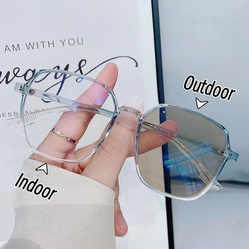Photochromic Myopia Glasses Vintage Color Changing Eyeglasses Fashion Anti Blue Light Short Sight Eyewear Diopter 0 To -6.0
Photochromic Myopia Glasses Vintage Color Changing Eyeglasses Fashion Anti Blue Light Short Sight Eyewear Diopter 0 To -6.0