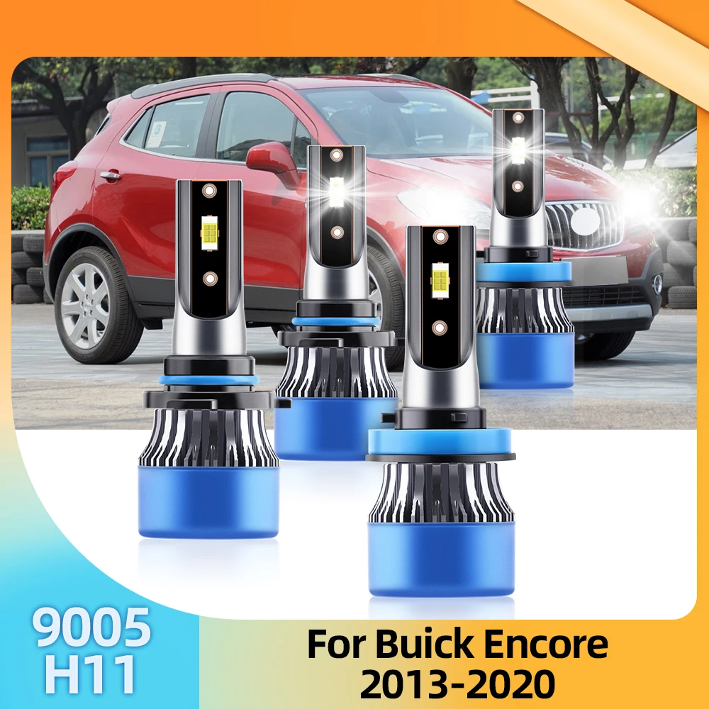 

Roadsun 2/4 шт. Светодиодная лампа CSP для Buick Encore 2013 2014 2015 2016 2017 2018 2019 2020 мощная Автомобильная фара 9005 H11
