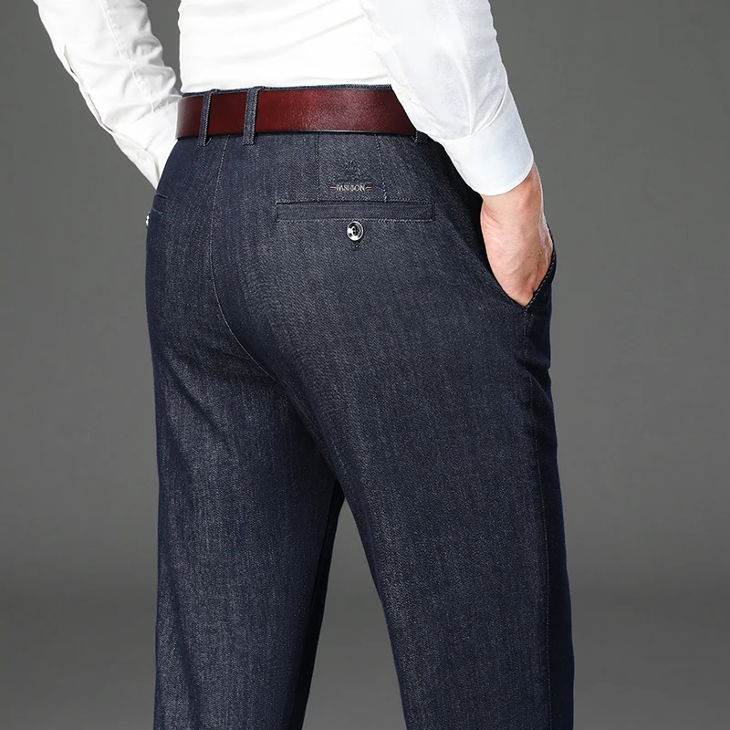Autumn New Men's Business Jeans Luxury Non-fading High Quality Slim Classic Style Stretch Cotton Denim Trousers Male
Autumn New Men's Business Jeans Luxury Non-fading High Quality Slim Classic Style Stretch Cotton Denim Trousers Male