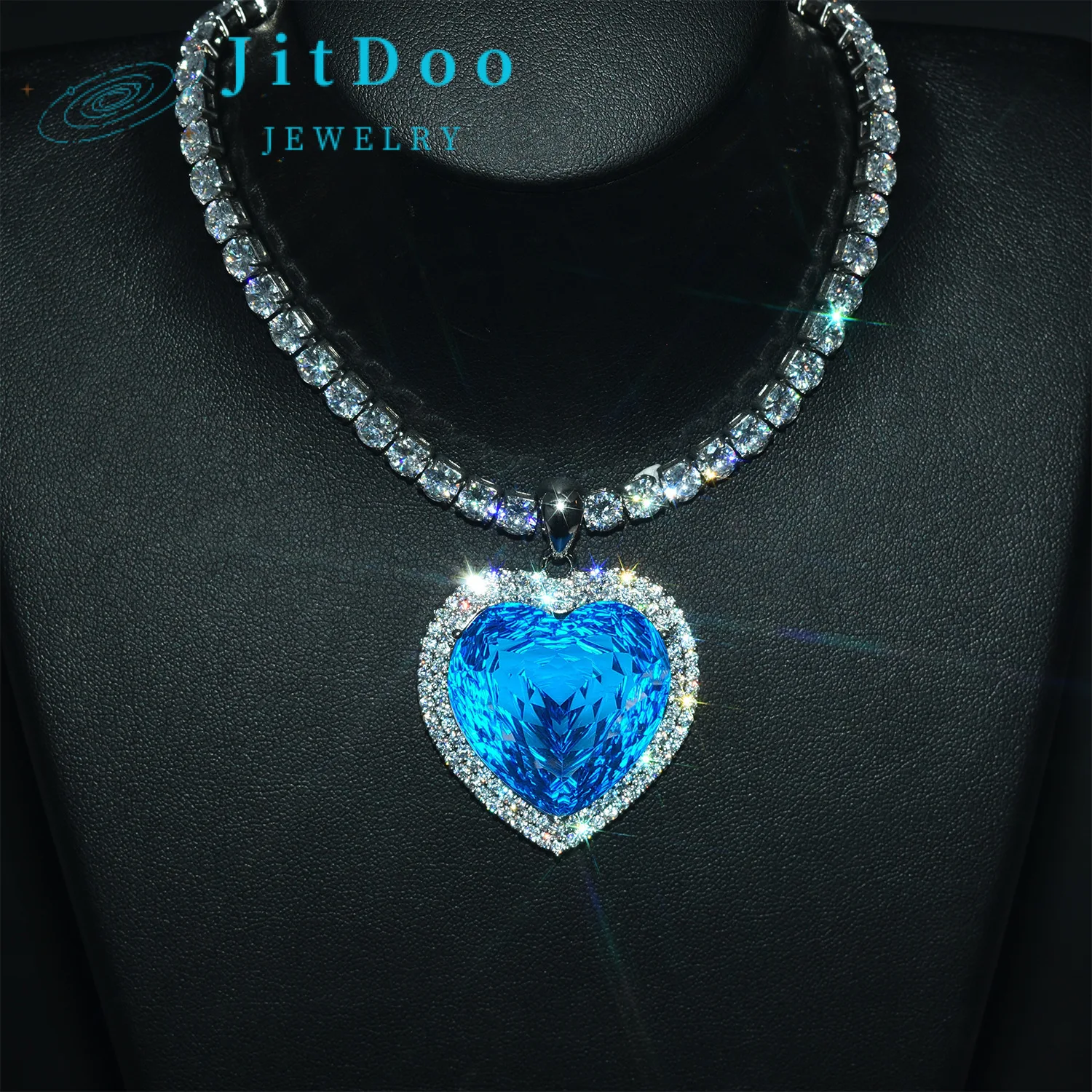 JitDoo Blue Green Tanzanite Zircon Heart of The Sea Pendant Necklace for Women Female Banquet Wedding Necklace Choker Fine Jewel
JitDoo Blue Green Tanzanite Zircon Heart of The Sea Pendant Necklace for Women Female Banquet Wedding Necklace Choker Fine Jewel