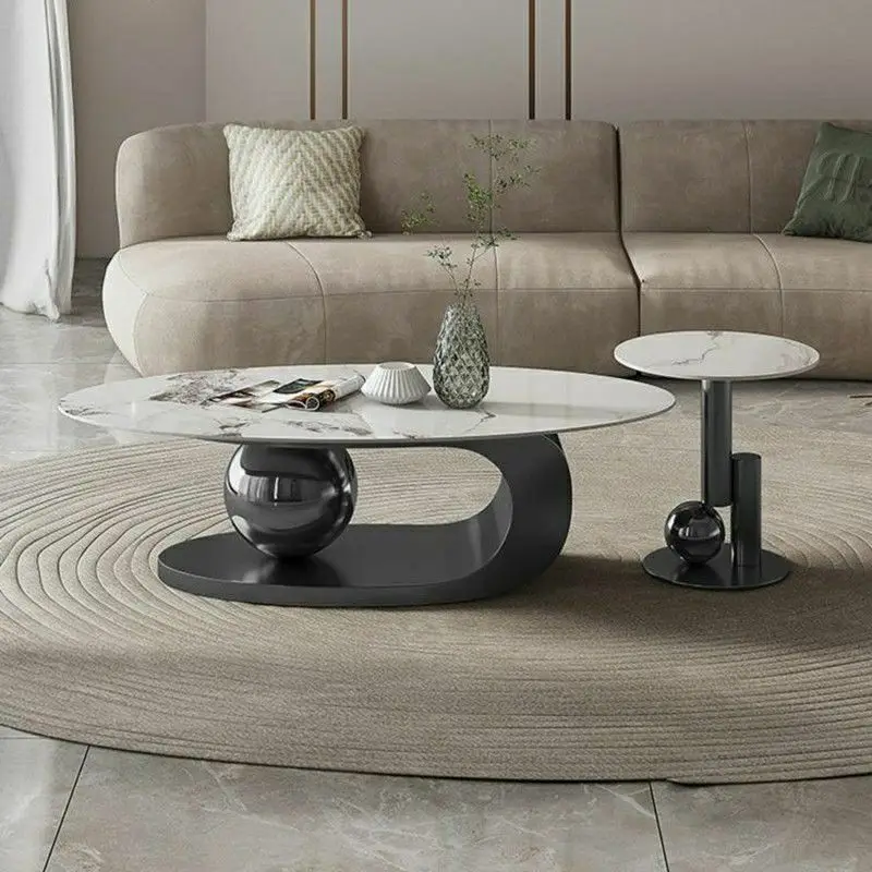 Rock plate light luxury coffee table modern minimalist household small apartment Italian living room designer oval coffee table
Rock plate light luxury coffee table modern minimalist household small apartment Italian living room designer oval coffee table
