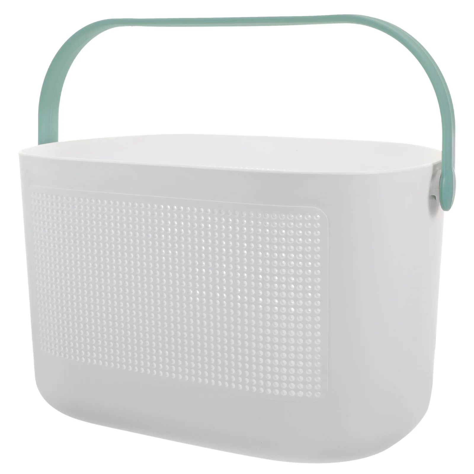 

Storage Basket Plastic Handheld Hollowed-out Container Baskets Make up Bathroom Pp Dormitory Shampoo Student