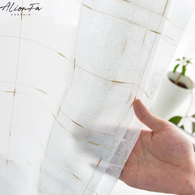 Modern Linen White Tulle Sheer Curtains For Bedroom Luxury Voile Window Curtain For Living Room Translucent Gauze Drapes Panels
Modern Linen White Tulle Sheer Curtains For Bedroom Luxury Voile Window Curtain For Living Room Translucent Gauze Drapes Panels