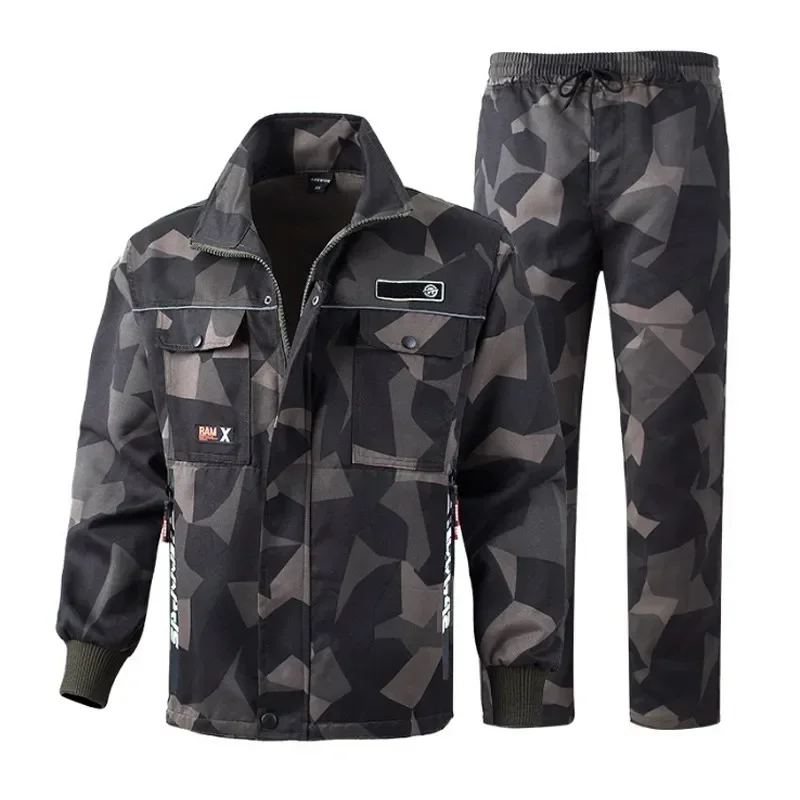 Men Welding Camouflage Automobile Equipment Workshop For Repair Wear-resistant Suit Repair Single Construction Work Work Coat
Men Welding Camouflage Automobile Equipment Workshop For Repair Wear-resistant Suit Repair Single Construction Work Work Coat