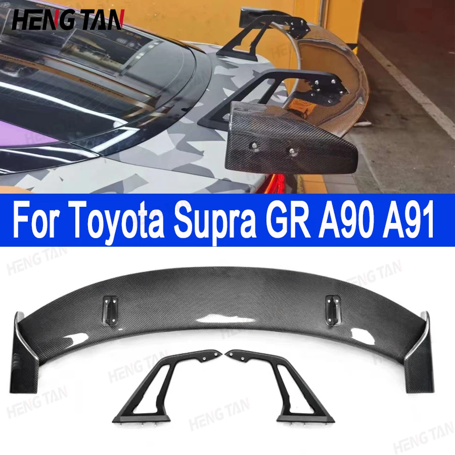 

High quality carbon fiber spoiler For Toyota GR Supra A90 A91 MK5 rear wing trunk wing splitter rear wing Separator AD Style