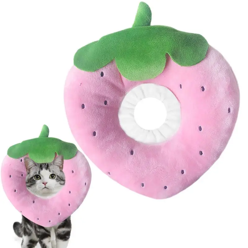 

Cat Recovery Collar Cat Fruit Collar Cat Neck Collar Anti-Licking Cute Pineapple Neck Cat Collar For Kittens And Cat Pet Supplie