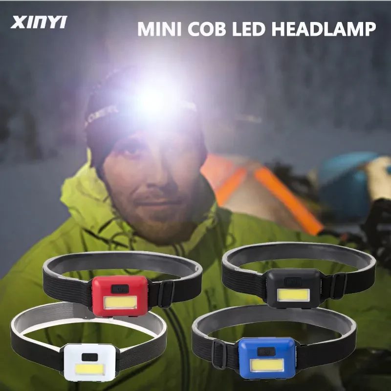 

Mini COB LED Headlamp Portable Powerful Headlight Waterproof 3 Mode Outdoor Cycling Headlamp Flashlight Head Torch Fishing Light