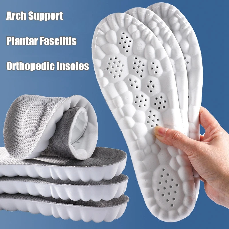 1Pair 4D Soft Plantar Fasciitis Insole Shoes Insoles for Feet Arch Support Orthopedic Inserts Sports Shock Absorption Shoe Pads
1Pair 4D Soft Plantar Fasciitis Insole Shoes Insoles for Feet Arch Support Orthopedic Inserts Sports Shock Absorption Shoe Pads