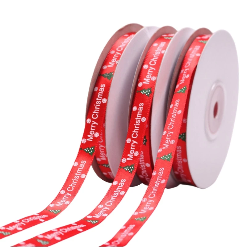 10 Rolls 25 Yards 3/8 Inch Merry Christmas Tree Snowflake Printing Red Ribbon for DIY Crafts Gift Wrapping Bow Making Xmas Party
10 Rolls 25 Yards 3/8 Inch Merry Christmas Tree Snowflake Printing Red Ribbon for DIY Crafts Gift Wrapping Bow Making Xmas Party