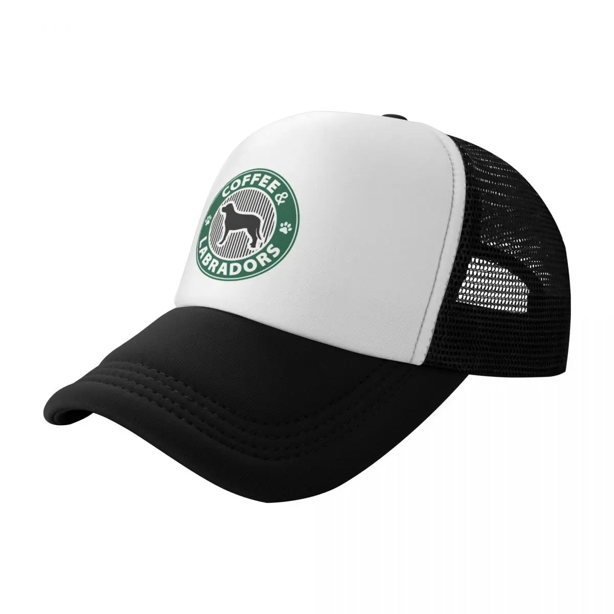 

Coffee and Labradors - Dog lovers - Dog mom - Dog dad Baseball Cap derby hat Thermal Visor Sunscreen Sun Hats For Women Men's