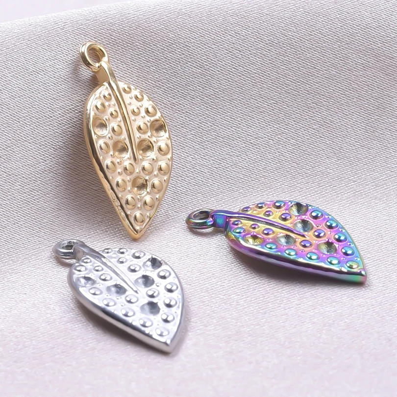 Water Drop Pattern Leaf Stainless Steel Pendant Charm for Jewelry Making diy Handmade Bracelets Accessories Metal Bulk Wholesale
Water Drop Pattern Leaf Stainless Steel Pendant Charm for Jewelry Making diy Handmade Bracelets Accessories Metal Bulk Wholesale