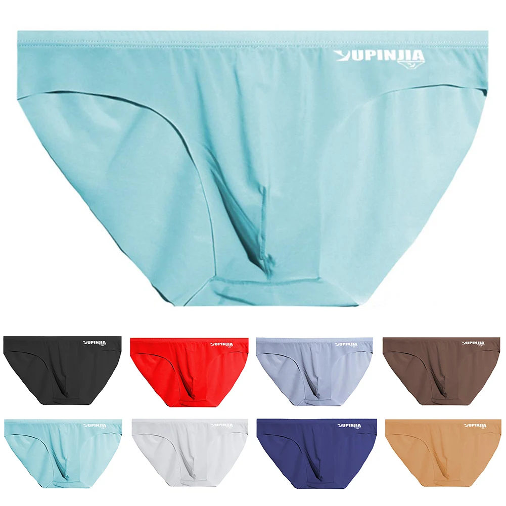 New Men Sexy Swimsuit Swimming Trunks Briefs Low-Rise Ice Silk Panties Knickers Bikini Underwear Wholesale Male Underpants
New Men Sexy Swimsuit Swimming Trunks Briefs Low-Rise Ice Silk Panties Knickers Bikini Underwear Wholesale Male Underpants