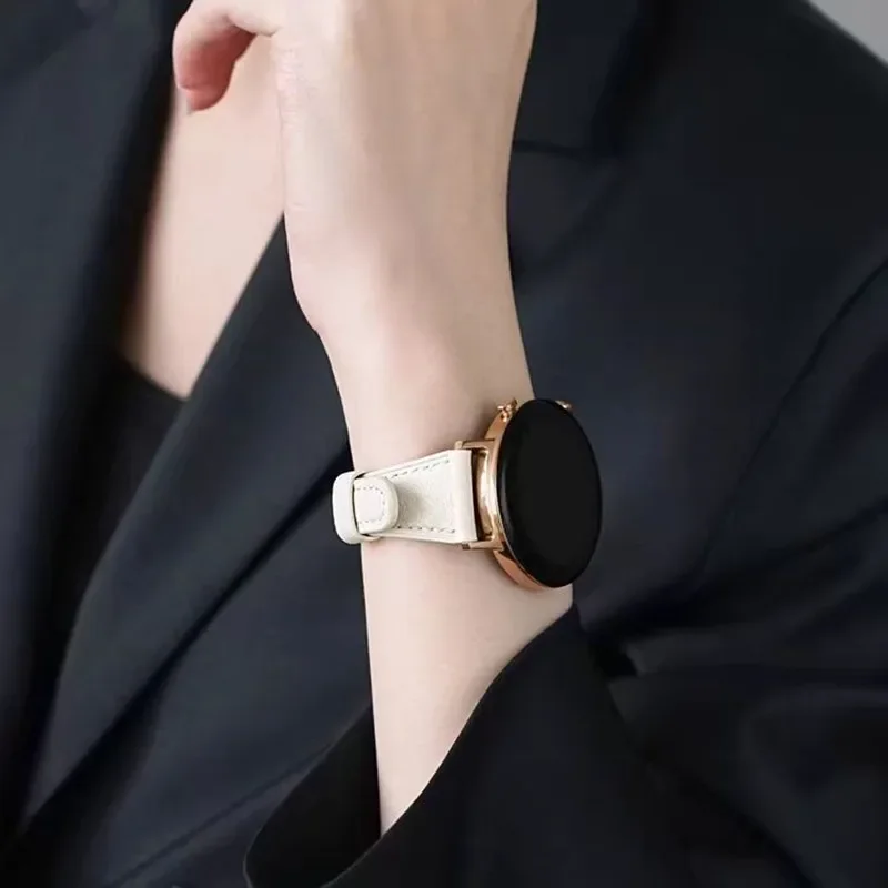 Тонкий кожаный ремешок для Samsung Galaxy Watch 6 43/47 3 41 мм 4Classic 42/46 мм 5Pro 40/44 мм Active Band для Amazfit Bip Huawei GT2/3
Тонкий кожаный ремешок для Samsung Galaxy Watch 6 43/47 3 41 мм 4Classic 42/46 мм 5Pro 40/44 мм Active Band для Amazfit Bip Huawei GT2/3