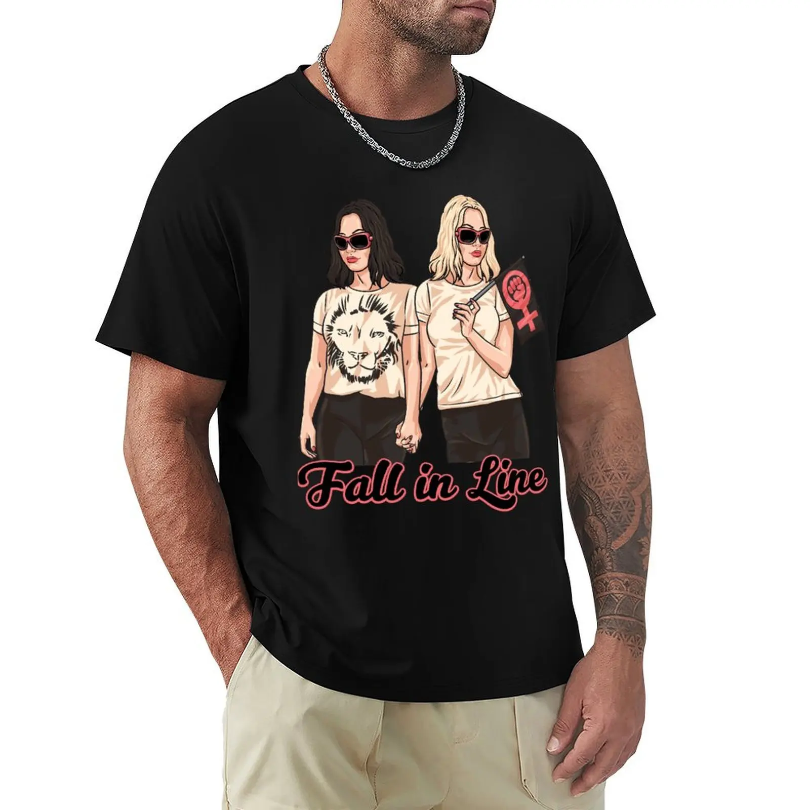 Fall In Line 1\t T-Shirt customs animal prinfor boys Short sleeve tee fitted t shirts for men
Fall In Line 1\t T-Shirt customs animal prinfor boys Short sleeve tee fitted t shirts for men