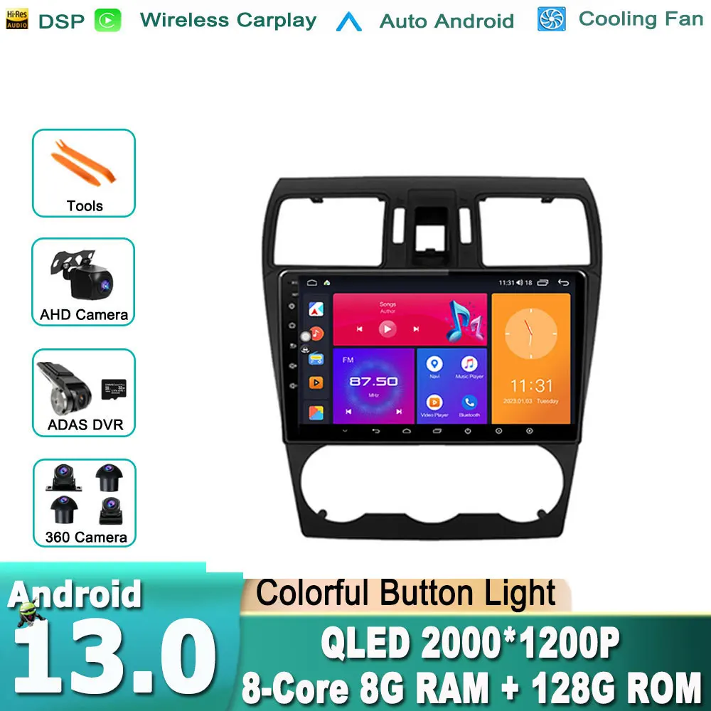 Android 13 For Subaru WRX 2016 - 2021 Car Player Stereos Multimedia 4G WIFI Video GPS DVD DSP
Android 13 For Subaru WRX 2016 - 2021 Car Player Stereos Multimedia 4G WIFI Video GPS DVD DSP