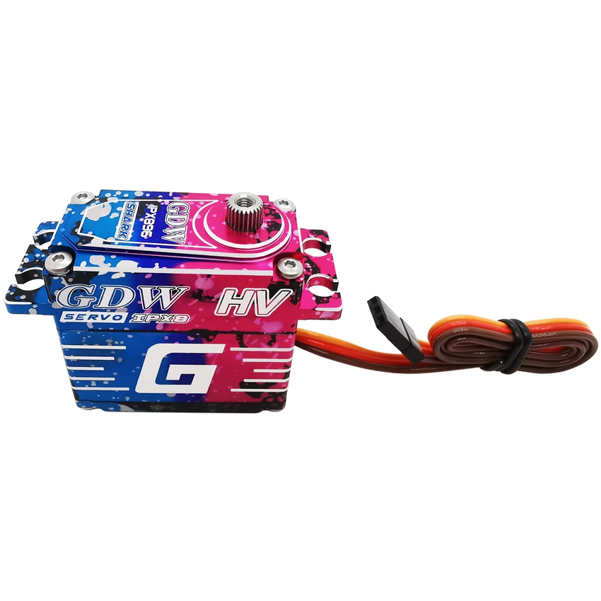 GDW IPX896 Shark IPX-8 Full waterproof 38kg 0.08sec brushless servo Steel gear for rc car crawler
GDW IPX896 Shark IPX-8 Full waterproof 38kg 0.08sec brushless servo Steel gear for rc car crawler
